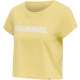 Dame - Guld T-shirts & Toppe Hummel Legacy Cropped Short Sleeve T-shirt