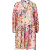 Esprit Dame - Hvid Kjoler Esprit Collection Women's 042EO1E347 Dress, 663/PINK Fuchsia 4