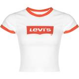 Levi's Orange Overdele Levi's Graphic Ringer Mini Tee Crop tops