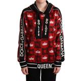 Dolce & Gabbana Polyester Sweatere Dolce & Gabbana Multicolor DG Queen Hooded Sweatshirt Sweater Multicolor