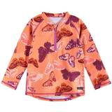 Orange UV-tøj Reima Tuvalu Long Sleeve Swim Shirt - Coral Pink (516564-3215)