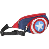 Rød Bæltetasker The Avengers Captain America Logo Belt Bag - Blue/Red