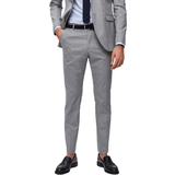 Selected XS Bukser & Shorts Selected Slim Fit Habit Trousers - Light Grey