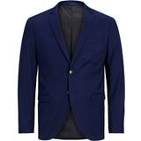 Blå - Viskose Bukser & Shorts Jack & Jones 2 Piece Super Slim Fit Suit - Blue/Medieval Blue