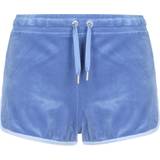 Slids - Slim Shorts Juicy Couture Contrast Stevie Velour - Blue