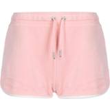Slids - Slim Shorts Juicy Couture Contrast Stevie Velour - Pink