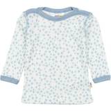 Babyer - Silke Overdele Joha Wool/Silk Long Sleeves Sweater - Light Blue Stars