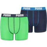 Undertøj Puma Boy's Basic Boxer 2 Pack - Green/Blue (935454)