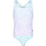 Regatta UV-beskyttelse Badetøj Regatta Kid's Tanvi Swimming Costume - Aruba Blue Zebra (RKM016_BKK)