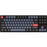 Gaming tastatur Tastaturer Keychron K8 Pro QMK/VIA RGB Gateron G Pro Red (Nordic)