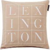 Lexington Logo Pudebetræk Beige (50x50cm)