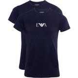 Armani Løs Tøj Armani Short Sleeve T-shirt 2-pack - Dark Blue
