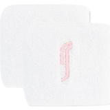Dame - Elastan/Lycra/Spandex Svedbånd RS Classic Wristband 2-pack - White/Pink