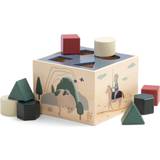 Trælegetøj Puttekasser Sebra Wooden Nesting Box Dragon Tales