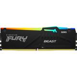 8 GB - DDR5 - Sort RAM Kingston Fury Beast Black RGB DDR5 6000MHz 8GB (KF560C40BBA-8)