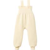 0-1M Skaltøj Disana Kid’s Suspender Pants - Sand/White
