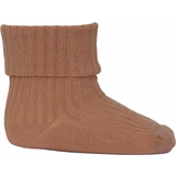 mp Denmark Cotton Rib Baby Socks - Tawny Brown (533-858)