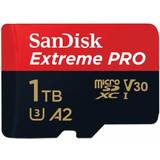 Hukommelseskort & USB Stik SanDisk MicroSDXC Extreme Pro 1TB 200MB/s A2 V30 UHS-I C10
