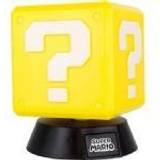 Kvadratisk Natlamper Børneværelse Paladone Super Mario Question Block Natlampe