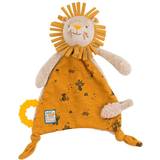 Moulin Roty Gul Babyudstyr Moulin Roty Lion Comforter with Pacifier Holder