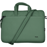 Grøn Computertasker Trust Bologna Laptop Bag - Green