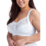 48 - Blomstrede - Hvid Tøj Miss Mary Cotton Bloom Non-Wired Bra - White