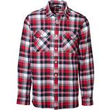 32 - Rød - Ternede Tøj ID Leaf Lumberjack Shirt - Red