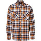 32 - Lange ærmer - Ternede Tøj ID Leaf Lumberjack Shirt - Orange