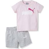 24-36M - Grå Øvrige sæt Puma Baby's Minicats Tee and Shorts Set - Chalk Pink (845839_16)