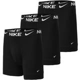 Nike Sort Undertøj Nike Brief Long Boxer Shorts 3-pack - Black