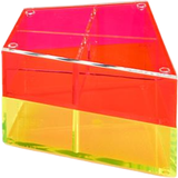 Gul Smykkeopbevaringer Neon Living Diamond Tower Jewellery Boxes - Yellow/Pink