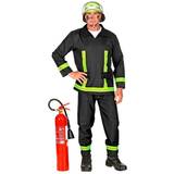 Dragter - Sort Dragter & Tøj Widmann Classic Fireman Costume
