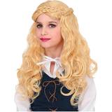 Viking Parykker Widmann Medieval Girl Blonde Child Wig