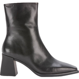 Vagabond Hedda Leather Heeled Boots - Black
