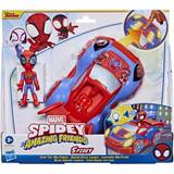 Plastlegetøj - Spider-Man Legetøjsbil Hasbro Marvel Spidey & His Amazing Friends Glow Tech Web Crawler
