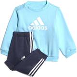 Blå Tracksuits Børnetøj adidas Infant Badge of Sport Jogger Set - Bliss Blue/White (HM8940)