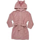Pink Morgenkåber Pippi Organic Hooded Bath Robe - Misty Rose (5201-524)