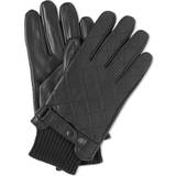 Barbour Handsker & Vanter Barbour Quilted Leather Ribbed Cuffs Gloves
