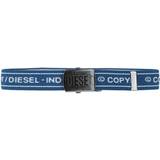 Diesel Blå Tilbehør Diesel Bluestar Leather Belt