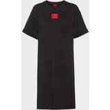 Hugo Boss Dame Kjoler HUGO BOSS Label T Shirt Dress