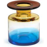 Serax Blå Brugskunst Serax Wind & Fire 22 cm Blue/Amber Vase