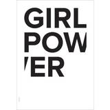 I love My Type Sort Brugskunst I love My Type plakat, A3 Girl Power Plakat