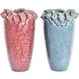 Stentøj - Turkis Brugskunst Dkd Home Decor Pink Turkisblå Stentøj Moderne (20 x 20 x 30,5 cm) (2 enheder) Vase