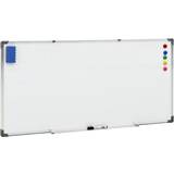 Præsentationstavler vidaXL Magnetisk whiteboard 110x60 cm stål hvid