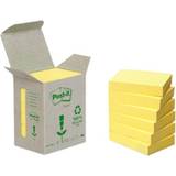 Kalendere & Notesblokke 3M Post-it Yellow Recycled Paper 38x51mm 6x100pcs