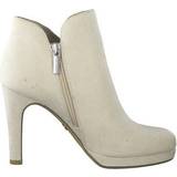 Tamaris Ruskind Sko Tamaris Ankle Boots - Cream