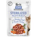 Brit Care Katte Kæledyr Brit Care Cat Pouch Fillets in Jelly with Duck&Turkey