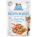 Brit Care Katte Kæledyr Brit Care Cat Fillets In Jelly Tender Turkey&Shrimps 85g