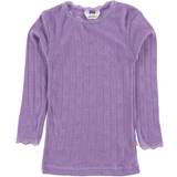 Blonder - Lilla Overdele Joha Wool/Silk Blouse with Lace - Purple ( 16490-197-15203)