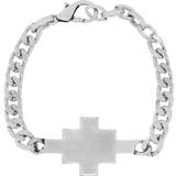 Herre Armbånd Marcelo Burlon Cross Bracelet - Silver